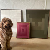 qi artwork oud roze & burgundy