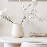 Kunsttakken PomPom wit