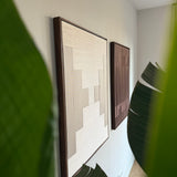 Duo artwork qi & wabi bold brown