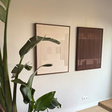 Duo artwork qi & wabi bold brown