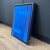 yin artwork royal blue