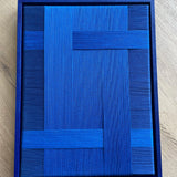 yin artwork royal blue