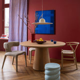 yin artwork royal blue